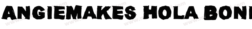 AngieMakes Hola Boni字体转换